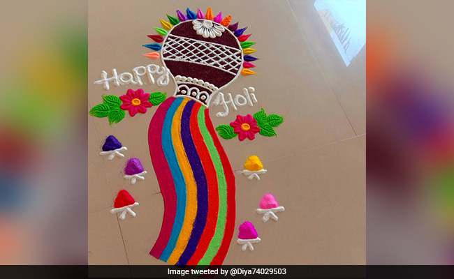Holi 2021: 6 Rangoli Designs To Cheer Up Your Holi Wish You Happy Holi