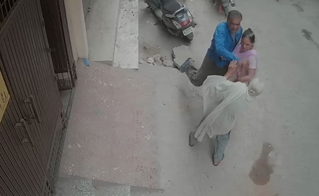 Delhi Woman Dies Allegedly After Being Slapped By Son, CCTV Shows Assault