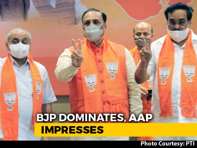 BJP Dominates, AAP Impresses Again In Local Gujarat Polls