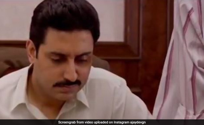 <i>The Big Bull</i>: Ajay Devgn Shares Glimpse Of Abhishek Bachchan's <i>Ishq Namazaa</i> Song