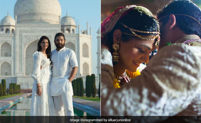 Allu Arjun Celebrates "Wonderful Journey Of Ten Years" With Wife Sneha Reddy