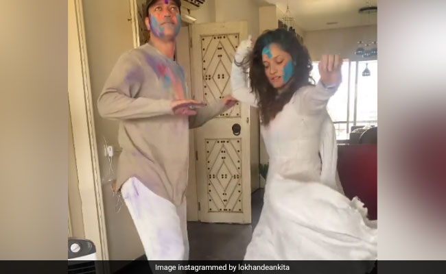 Holi 2021: Ankita Lokhande And Boyfriend Vicky Jain Brighten Up Instagram With This Dance Video