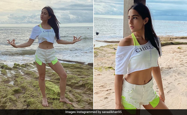 Sara Ali Khan, In A Crop Top And Shorts, Aces The Chilled Out Beach Fashion Look