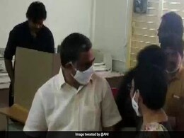 Pawan Kalyan Cast His Vote In Vijayawada Municipal Elections Pawan Kalyan Cast His Vote In Vijayawada Municipal Elections