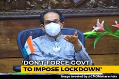 "Don't Force To Impose Lockdown": Uddhav Thackeray To Hotels, Restaurants "Don't Force To Impose Lockdown": Uddhav Thackeray To Hotels, Restaurants