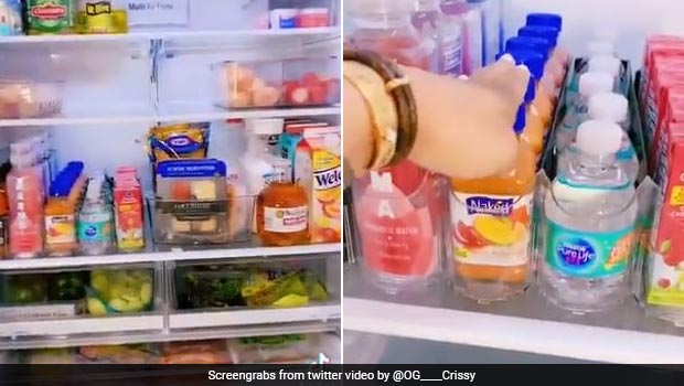 Watch: This Viral Video Of Neatly Organised Fridge Is So Satisfying