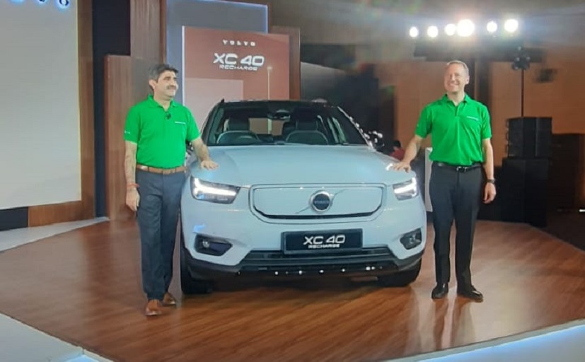 All-Electric Volvo XC40 Recharge Makes Its India Debut; Deliveries To Start From October 2021