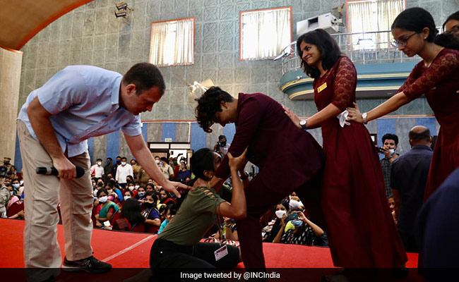 "Women More Powerful Than Men": Rahul Gandhi Teaches Aikido In Kerala
