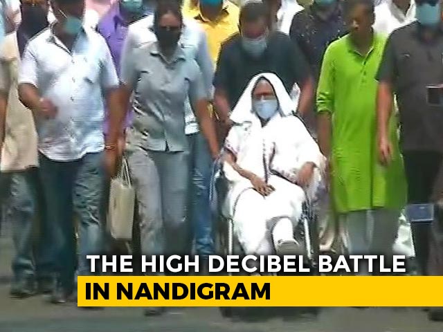 On Wheelchair, Mamata Banerjee Campaigns In High-Stakes Nandigram On Holi