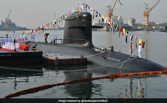 Indian Navy's Third Kalavari Class Submarine INS Karanj Commissioned