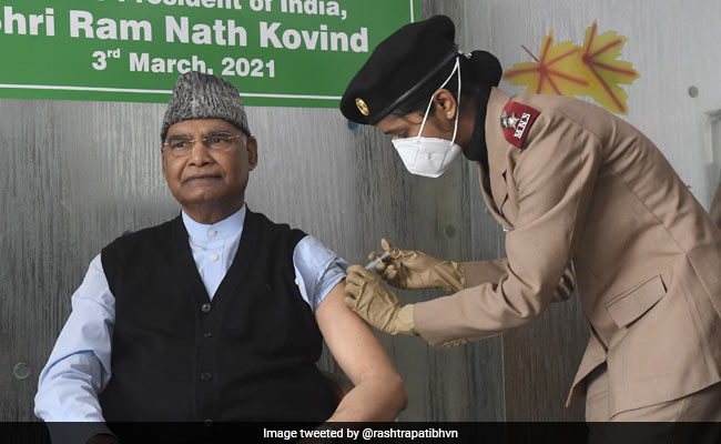 President Ram Nath Kovind Gets First Dose Of Covid Vaccine In Delhi