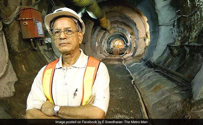 E Sreedharan Wears Delhi Metro Uniform For Last Time Ahead Of Politics