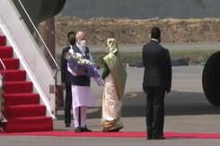 PM Modi In Dhaka For Bangladesh's 50th Year Of Liberation PM Modi In Dhaka For Bangladesh's 50th Year Of Liberation