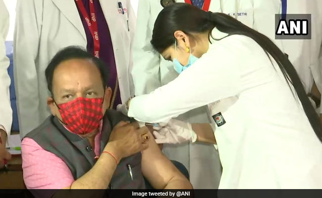 "Please Get Vaccinated": Health Minister, Wife Get Anti-Covid Shot