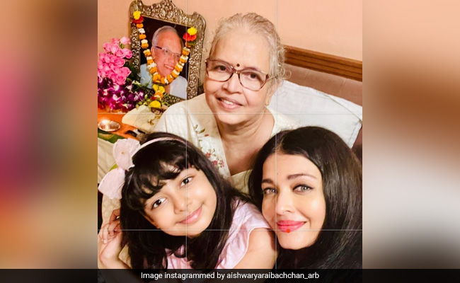 On Krishnaraj Rai's Death Anniversary, Aishwarya And Aaradhya Bachchan's Message: "Love You Eternally"