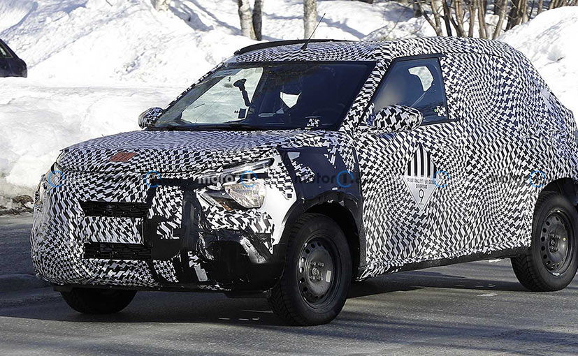 Citroen&rsquo;s New SubCompact SUV Spied Testing In Snow In Sweden