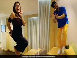 Neha Kakkar ने टेबल पर चढ़कर किया डांस तो रोहनप्रीत ने किया गिद्दा, यूं की होली पर मस्ती- देखें Video Neha Kakkar ने टेबल पर चढ़कर किया डांस तो रोहनप्रीत ने किया गिद्दा, यूं की होली पर मस्ती- देखें Video