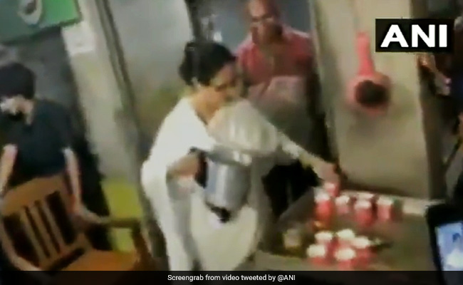 Watch: Mamata Banerjee Makes Tea At Campaign Stop In Bengal's Nandigram