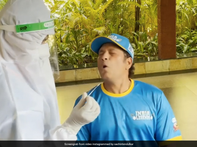 Sachin Tendulkar Pranks Medical Staff During Covid Test. Watch
