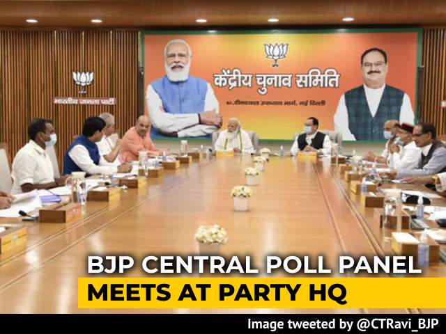 PM Modi, Amit Shah Attend BJP Meet To Pick Candidates For Assam, Bengal