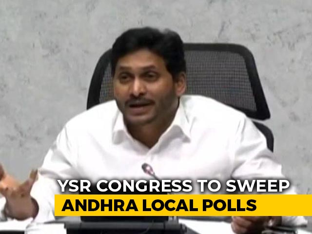 YSR Congress Set To Sweep Andhra Pradesh Local Body Polls