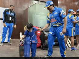 Irfan Pathan Tweets Pics Of Sachin Tendulkar's Adorable New Opening Partner Irfan Pathan Tweets Pics Of Sachin Tendulkar's Adorable New Opening Partner
