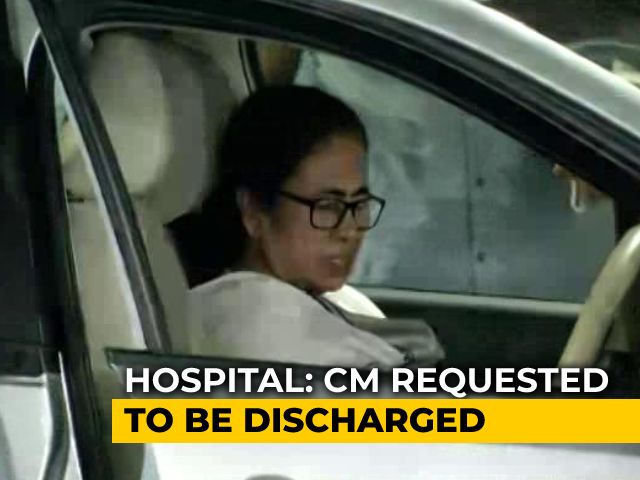 Mamata Banerjee Leaves Hospital In Wheelchair 2 Days After She Was Injured
