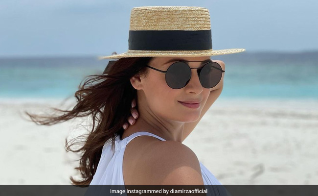 No Points For Guessing Who Clicked This Stunning Pic Of Dia Mirza. She Thinks He Is "Getting Better"