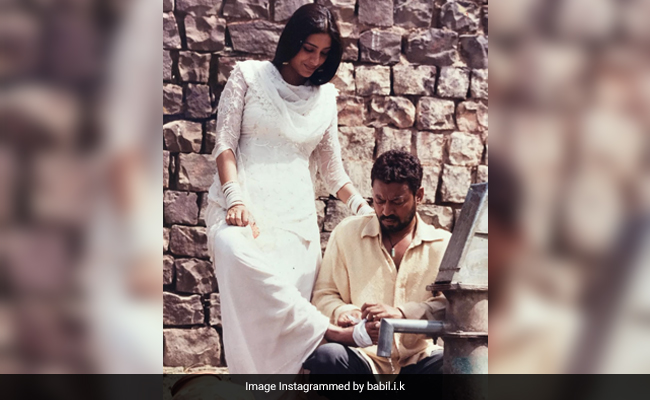 Old Pics Of Irrfan Khan Help Son Babil "Calm" His Anxiety. Like This One