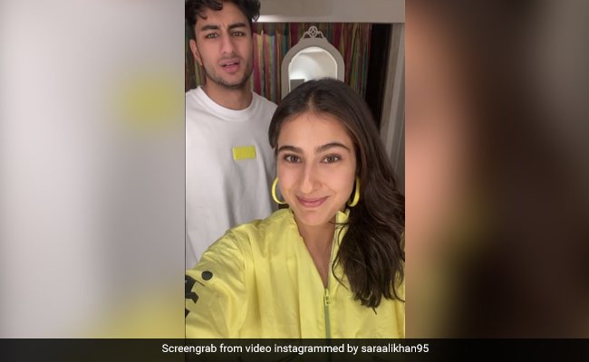 "Knock-Knock": Sara Ali Khan Is Back With Her Jokes, Ibrahim Ali Khan Is Still Not A Fan