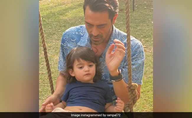 Arjun Rampal's Special Visitor On Set - Adorable Little Son Arik