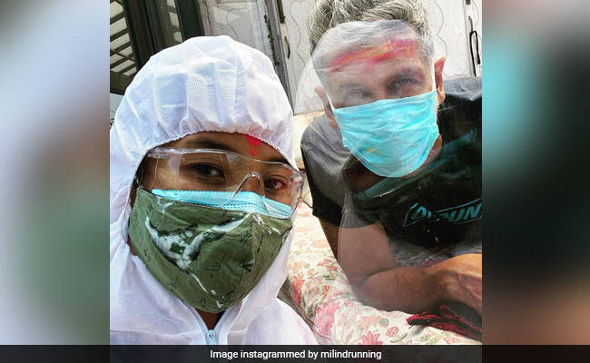Holi 2021: What Celebrations Looked Like For COVID-Positive Milind Soman This Year