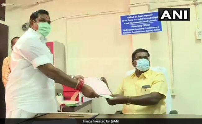 Tamil Nadu Chief Minister E Palaniswami Files Nomination From Edappadi