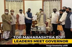 BJP's Devendra Fadnavis Meets Governor Over Maharashtra Home Minister Row BJP's Devendra Fadnavis Meets Governor Over Maharashtra Home Minister Row