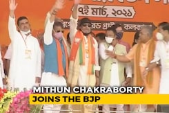 Actor Mithun Chakraborty Joins BJP Ahead Of PM Modi's Rally In Kolkata Actor Mithun Chakraborty Joins BJP Ahead Of PM Modi's Rally In Kolkata