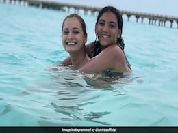 Here's How Dia Mirza Is Holidaying With Vaibhav Rekhi And His Daughter In Maldives Here's How Dia Mirza Is Holidaying With Vaibhav Rekhi And His Daughter In Maldives