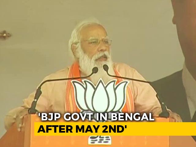 "Vikas Hobe", Says PM To Mamata Banerjee's "Khela Hobe" Dare