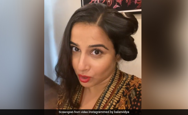 Vidya Balan Took A Roll Call Of Her Team And Guess Who Was Absent?