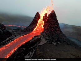 Drone Flies Dangerously Close To Erupting Volcano, Captures Stunning Footage Drone Flies Dangerously Close To Erupting Volcano, Captures Stunning Footage