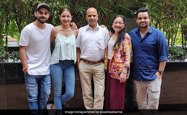ICYMI: Anushka Sharma, Virat Kohli's Fam-Jam Pic In Her Birthday Post For Dad