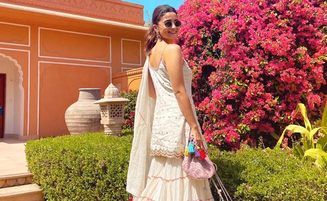 Alia Bhatt Is Every Bit A Spring Fashion Stunner In A Gorgeous White <i>Sharara</i>
