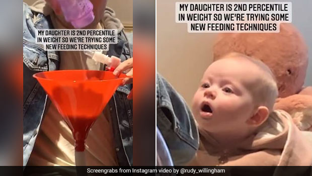 Viral Video: Dad Invents Unique Trick To Make Daughter Drink More Milk