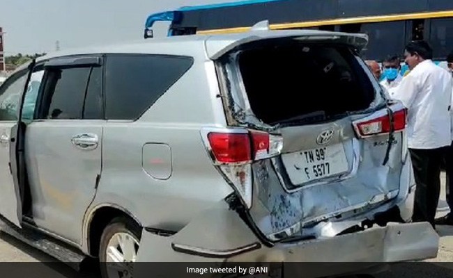 Cars Of Tamil Nadu Speaker, State Minister Collide On Way To PM Modi's Rally