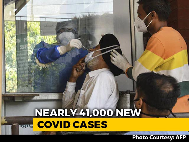 40,953 Fresh Cases In India, Highest Single-Day Rise In Nearly 4 Months