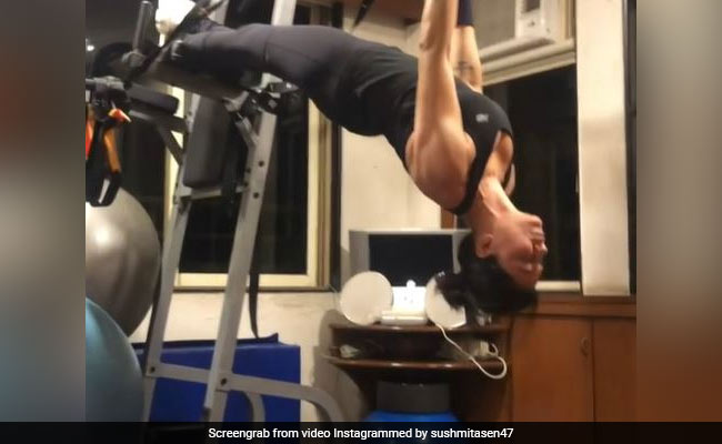 Sushmita Sen's "Meditation In Action" Post Is Beating Our Monday Blues. Watch Her Workout Video
