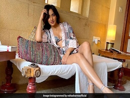 Neha Sharma, In A Printed Bralette And Shirt, Is At Peak Summer Day Style Neha Sharma, In A Printed Bralette And Shirt, Is At Peak Summer Day Style