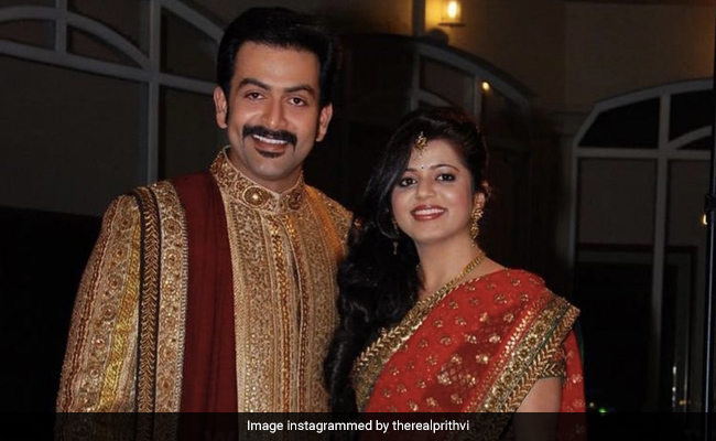 Prithviraj Sukumaran's Post For Wife Supriya Menon On Wedding Anniversary: "This Woman Deserves A Medal" Prithviraj Sukumaran's Post For Wife Supriya Menon On Wedding Anniversary: "This Woman Deserves A Medal"