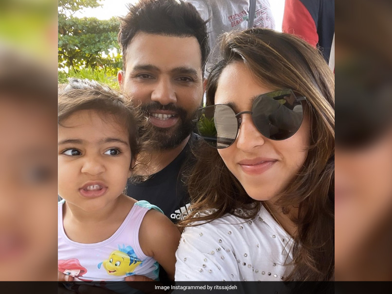 Rohit Sharmas Wife Ritika Sajdeh Shares Selfie With Her "Two Babies"