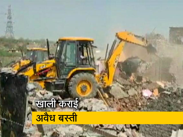 देश प्रदेश : सूरजकुंड के पास अवैध बस्ती हटाई गई