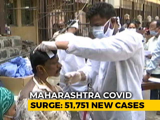 Day After Biggest Daily Jump, Maharashtra Logs 51,751 Cases In 24 Hours